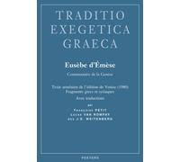 Eusebe D'emese: Commentaire de la Genese: Texte armenien de l'edition de Venise (1980) Fragments Grecs et Syriaques: Avec Traductions: Texte arménien ... grecs et syriaques, avec traductions