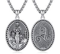 Eusense Collana della Dea Vichinga in Argento 925 Ciondolo Valchiria Nordica Freya Collana Mitologia Gioielli per Donne Regali