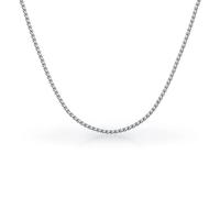 Eusense Collana in Acciaio Inossidabile Regolabile 22+2Pollici Collana Catena da 2 mm Cuban Link Chain Hip Hop per Uomo Regalo per Donne, Ragazzi e Rapper