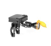EustomA Lampada frontale a LED senza fili da 5 W con clip con filtro ottico giallo e 2 batterie per lenti d'ingrandimento YF-014
