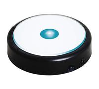 EUSTUMA Espositore rotondo antiscivolo con base luminosa a LED in vari colori, adatto per opere d'arte in cristallo di vetro, decorazioni per feste (senza rotazione).