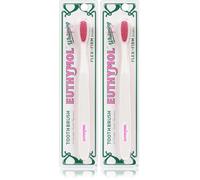 Euthymol Spazzolino da denti sbiancante, testa piccola, setole micro-morbide ad alta resistenza, pulizia profonda, denti sensibili, cura quotidiana orale (Confezione da 2)