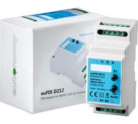 Eutonomy 3853 Adattatore Eufix per Guida DIN, Nero