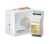 Eutonomy euFIX Adattatore guida DIN per interruttore doppio FIBARO, senza pulsanti, S223NP