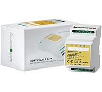 Eutonomy euFix S213NP Adattatore DIN per FIBARO Single Switch, senza Pulsanti