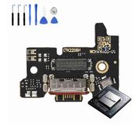 Eutoping Porta di Ricarica USB per Xiaomi Poco F4 5G 2022 Dock Connector Charger Board Assembly Sostituzione con Strumento