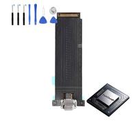 Eutoping Scheda di ricarica per Apple iPad Pro 12.9 (2a generazione) A1670 nero con ricarica rapida IC Flex Cable Assembly Ricambio
