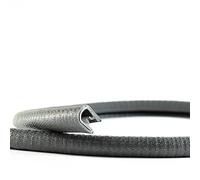 EUTRAS [5 m] Protezione bordi 1-4,5 mm antracite - si fissa senza adesivo - ideale per lamiere e portiere di auto - protegge i bordi - qualità industriale tedesca - spedizione in 24 ore