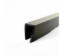 EUTRAS Profilo telaio FP3009 EPDM 7 mm nero Protezione bordi Gomma di tenuta 5 m
