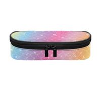 EUxrbanime Astuccio a forma di scaglie sirena per ragazze e adolescenti astuccio in tela con cerniera grazioso organizer cancelleria con motivo a sirena ideale per la scuola l'ufficio e i viaggi