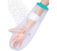 EuyiHlybt Copri Gesso Braccio per Doccia, Protezione per Gesso Impermeabile, Busta Gesso Braccio per Adulti Riutilizzabile, Protezioni Morbide e Confortevoli per Bendaggi e Medicazioni