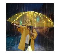 EUYIMOMO Ombrello Led L'ombrello luminoso trasparente a LED con torcia crea un'atmosfera da sogno for te, l'ombrello adatto for compleanni, matrimoni e feste di Natale
