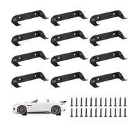 EUYKQNOI 12 Espositore a Muro per Modellini Compatibile con Speed Champions, Supporto Parete Verticale Compatibile con LEGO F1 Speed Champions, Quadro Vetrina Auto da Corsa F①, Collezionisti Monoposto