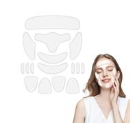 EUYKQNOI 16 Pezzi Patch Antirughe cerotti antirughe,face taping viso,Cerotti Antirughe per il Viso,Facial Smoothies Strisce viso antirughe, Cuscinetti per la cura della pelle per levigare e idratare
