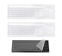 EUYKQNOI 2 copri tastiera pc Cover per Tastiera Universale Protettive per Tastiera Protezione per Tastiera Silicone Pellicola Protettiva per Impermeabile,Antipol per La Tastiera del Computer Desktop