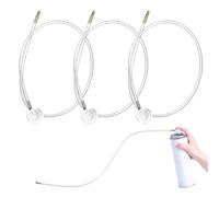 EUYKQNOI 3 pcs tubo aerosol Tubo Per Bomboletta Spray Da Prolunga ricambi aerosol Per Punta Di Spruzzo Per Ugello Di Spruzzatura Aerosol Per Una Facile Pulizia Della Bomboletta 60 Cm,Tubo di prolunga