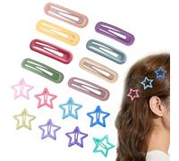 EUYKQNOI 8 Pezzi Fermagli Grandi per Capelli Fermagli per Capelli Antiscivolo Clip per capelli a scatto lunghe 6.8 cm,clip capelli donna,fermagli capelli,fermaglio capelli,Con 8 mollette a stella