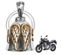 EUYKQNOI Campanella Moto Guardian Bell, Campanellino Motociclisti, Portachiavi Moto Portafortuna, Angelo Custode Con Anello Appeso Per Auto Elettriche, Moto, Biciclette Ecc