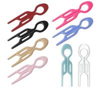 EUYKQNOI - Forcine per Capelli forcine per chignon a Forma di U, 8 Pezzi french hair pin con Design Rinforzato, Fermagli Francesi Eleganti per Chignon e Acconciature