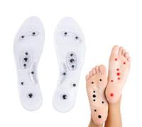 EUYKQNOI Solette Magnetiche Dimagranti, Solette Massaggio, Solette Plantari, Solette per Agopressione, Unisex, Terapia Magnetica, Riflessologia Plantare, Dimagrimento, 1 Paio,taglia 35-40