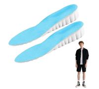 EUYKQNOI solette rialzate uomo,rialzo scarpe uomo,Solette Rialzate per Scarpe Mezza Tacco Aumentare Rialzo da 2,5 cm Sottopiede Invisibile Uomo Donna Traspiranti Morbido Misura Regolabile,41-42