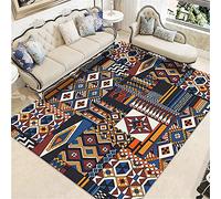 Euyxcrv Tappeto Bohémien in Velluto di Cristallo, Tappeto Etnico Persiano, Cuscino per Divano in Moquette per Camera da Letto del Soggiorno 120 x 180 cm