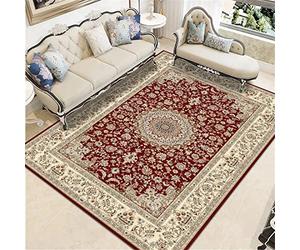 EUYXCRV Tappeto in Velluto di Cristallo di Boemia, Coperta per Divano in Tappeto Persiano, Adatto per L'Ufficio della Camera da Letto del Soggiorno 120 x 180 cm