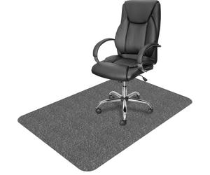 EUZLABBY 90x140cm Tappeto Sedia Ufficio Protettore del Pavimento,Grigio,Tappeto