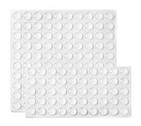 EUZUXU 150 Pezzi Gommini Silicone Adesivi Trasparenti Paracolpi per Protettivi Muro, Armadi, Cassetti, 8x3mm