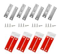 EUZUXU 4 Pezzi Calamita Chiusura Porta, Calamita per Ante Mobili Sottile, Adesivo Potente Chiusura Magnetica, Armadio Magneti di Chiusura per Mobili Armadio Porta di Chiusura