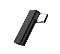 EUZUXU Adattatore Audio da USB C a 3,5mm, per Cuffie 90 Gradi Adattatore, Adattatore Jack per Cuffie di Tipo C, per i-Phone 15 Pro Max/15 Pro/15 Plus, i-Pad Pro Air, Pixel