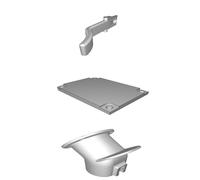 EV Cable Holder for Type 2 Connector - Wall Mount with Quick Release