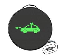 EV Cable Organizer Bag - Borsa portaoggetti per auto impermeabile, Borsa per cavo a ponticello | per caricabatterie per auto elettrica di grande capacità, per il trasporto del