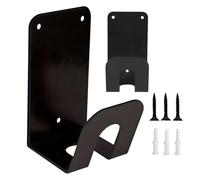 EV Charger Holder | Iron Art Electric Vehicle Charging Cable Rack with Screws and Adapter | Garage and Parking Lot Storage Organizer | Durable Wall Mount Holder for EV Chargers | Compact Cable