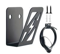 EV Charger Holder - Steel Wall Mounted Rack, Secure Screw-In Electric Vehicle Bracket, Sturdy Organizer For Safe Storage | Mount Adventure, Travel, Road Trip, Camping, Work, Truck, SUV, RV Use