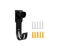 EV Charger Holder Wall Mount Dock & J-Hook for Model X/Y/3/S, EV Charging Cord Hanger for NACS Connector