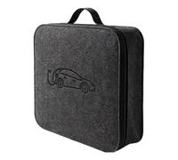 EV Charger Storage Bag - Protective Electric Vehicle, Charging Cord Organizer for Storing, Charging Cable Carrier, Power Supply Case with Waterproof Fabric, Hook Loop Strap for Organizing and Carrying