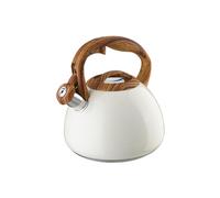 EVA BOLLITORE CON FISCHIO MANICO IN LEGNO 3L CREMA