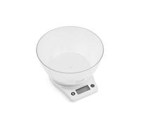 Eva Collection Bilancia Digitale Cucina 5 kg 1 gr ABS Bianca