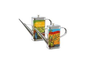 Eva Collection Oliera Inox con decoro L 0,5