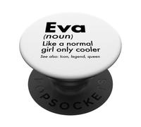 Eva Come Una Ragazza Normale Solo Cooler Queen Nome PopSockets PopGrip Adesivo