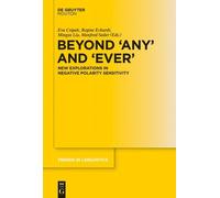 Eva Csipak Beyond 'Any' and 'Ever' (Copertina rigida)