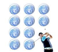 Eva Foam Golf Ball, Sponge Golf Ball,Palle di allenamento 10x Stripe | Aiuto per il riscaldamento dell'allenamento sportivo per il corso all'aperto Uso