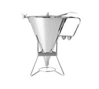 Eva imbuto dosatore colatore supporto 1,9 litri inox professionale