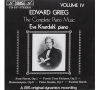 Knardahl, Eva Complete Piano Music - Vol. 4 (Knardahl) (CD) Album