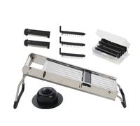 AFFETTAVERDURA MANDOLINA AFFETTA VERDURE GRATTUGIA 7 LAME ACCIAIO TAGLIA VERDURA