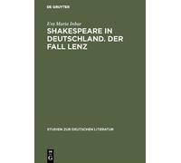 Eva Maria Inbar Shakespeare in Deutschland. Der Fall Lenz (Copertina rigida)