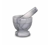 EVA MORTAIO MARMO CON PESTELLO PESTO PESTATUTTO MORTAI DIAMETRO 13 cm