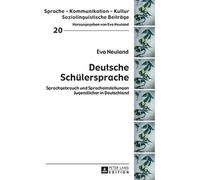 Eva Neuland Deutsche Schuelersprache (Copertina rigida)
