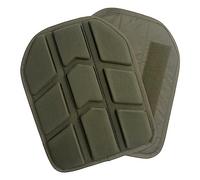 Eva Pad in schiuma per supporto piatto protettivo interno gilet tattico accessori attrezzature morbido pad a forma di velcro fissaggio luce 2 pezzi (verde ranger)